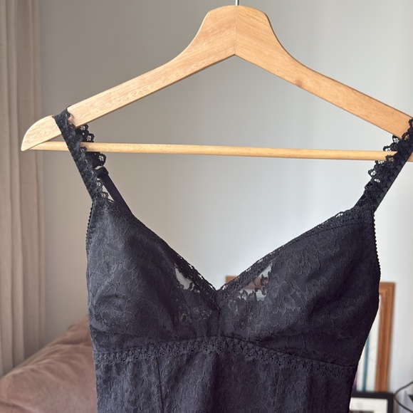 Intimissimi Black Lace Slip Dress – Size S - Picture 2 of 11